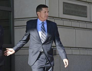 Former Trump national security adviser Michael Flynn leaves federal court in Washington, Friday, Dec. 1, 2017. Flynn pleaded guilty Friday to making false statements to the FBI, the first Trump White House official to make a guilty plea so far in a wide-ranging investigation led by special counsel Robert Mueller.