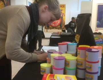 Students and staff at DCAD organized arts donations