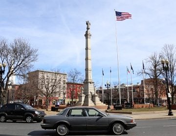 Centre Square in downtown Easton, Pennsylvania. (Lindsay Lazarski/WHYY)