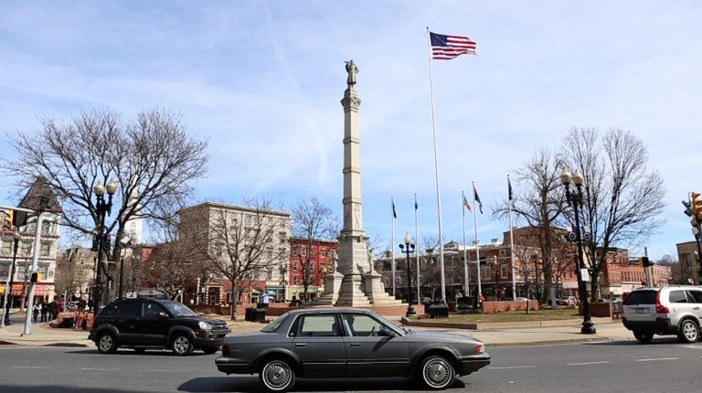 Centre Square in downtown Easton, Pennsylvania. (Lindsay Lazarski/WHYY)