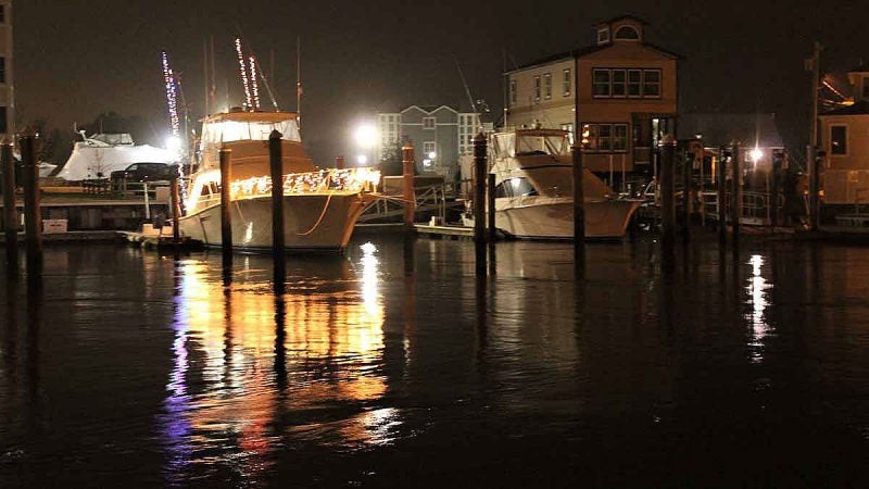 Cape May at night. (Bill Barlow/for WHYY)