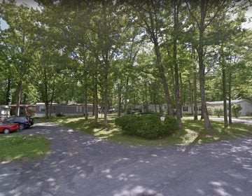 A view of the mobile homes at the former Penn State mobile home park in State College, Pennsylvania. (Image by Google street view from June 2012)