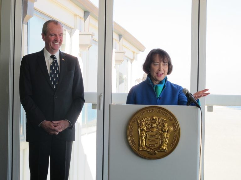 Catherine McCabe says she looks forward to helping Phil Murphy deal with the state’s environmental issues. (Phil Gregory/WHYY)