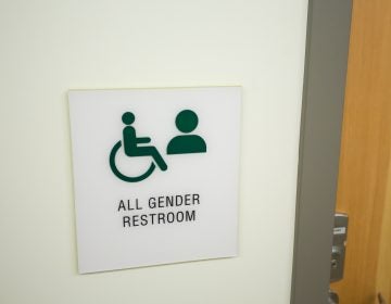 A proposed anti-discrimination policy for Delaware schools would, among other provisions, allow students to use the bathroom that aligns to their gender identity. 
All gender restroom sign at a school. (Photo via Bigstockphoto)
