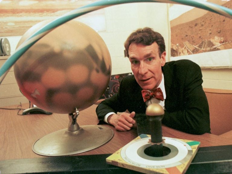 Bill Nye in his television show, 