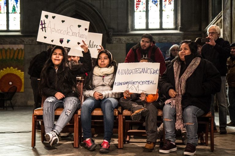 Carmella Hernandez and her family, taking sanctuary from deportation in a North Philadelphia church, ask for support on social media.