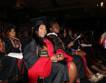 DSU Class of 2017 receive their degrees at December Commencement on Saturday. (Nichelle Polston/WHYY)