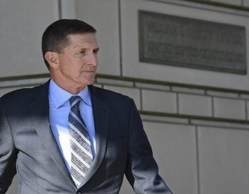 Former Trump national security adviser Michael Flynn leaves federal court in Washington, Friday, Dec. 1, 2017. Flynn pleaded guilty Friday to making false statements to the FBI, the first Trump White House official to make a guilty plea so far in a wide-ranging investigation led by special counsel Robert Mueller.  (AP Photo/Susan Walsh)