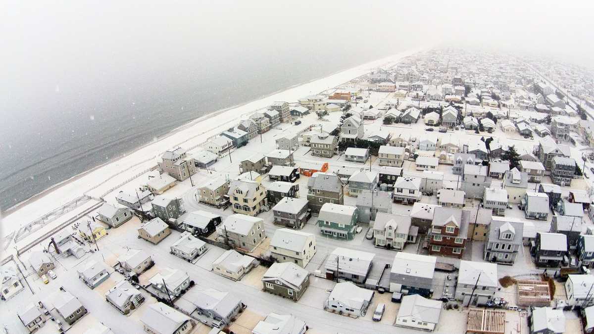 Jersey shore in sales winter