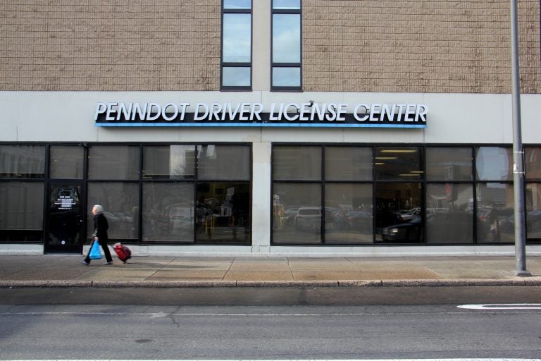 Penndot Driver License Center at 8th and Arch streets.