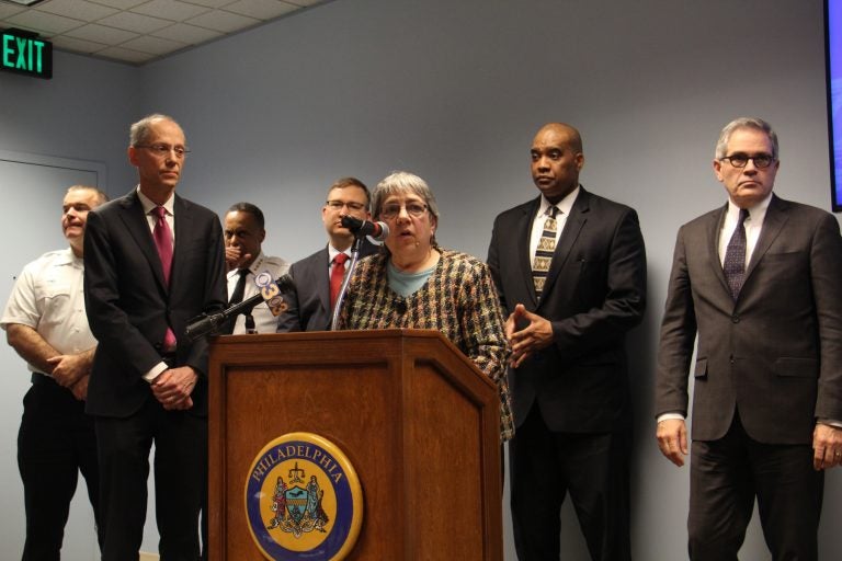 Philadelphia Health and Human Services director Eva Gladstein announces that the city will encourage the development of safe injection sites called Comprehensive User Engagement Sites.