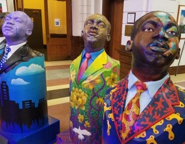 Students at the Philadelphia High School for the Creative and Perfoming arts designed sculptures that will be installed throughout the city for Martin Luther King Day.