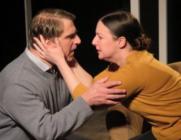 Anthony Marsala and Colleen Corcoran as husband and wife in Underbite Theatre Company's 