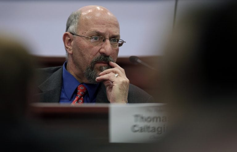 Pennsylvania State Rep. Tom Caltagirone, D-Berks, chairman of the House Judiciary Committee, listens to testimony during a House Judiciary Committee public hearing in Harrisburg, Pa.