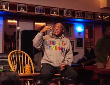 Bill Cosby performing at the LaRosa Jazz Club Monday night in Germantown