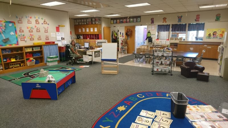 An early childhood education space in Corry's vocational wing (Kevin McCorry/Keystone Crossroads)