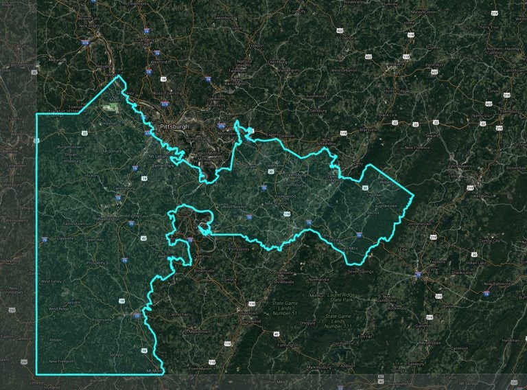 Pennsylvania's 18th Congressional District, southwest of Pittsburgh.