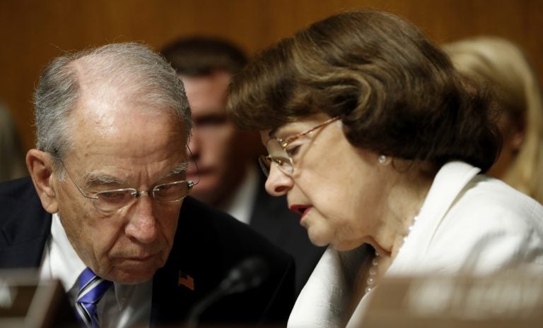 On Tuesday, Sen. Dianne Feinstein, D-Calif., released testimony that Fusion GPS founder Glenn Simpson gave to the Senate Judiciary Committee. She released the material without coordinating with committee Chairman Chuck Grassley, R-Iowa. (Pablo Martinez Monsivais/AP)