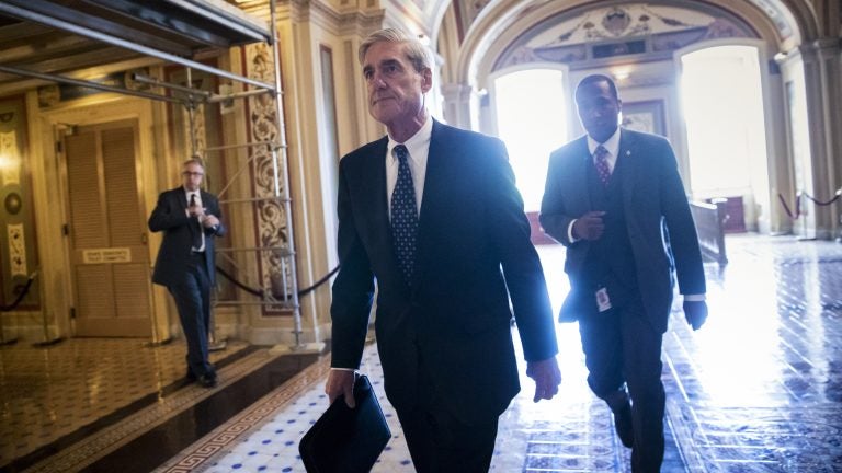 Special counsel Robert Mueller at the Capitol in June. The New York Times reports President Trump intended to fire him that month but was dissuaded by White House Counsel Don McGahn.