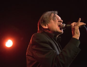 Mark E. Smith onstage with The Fall in London in 2016