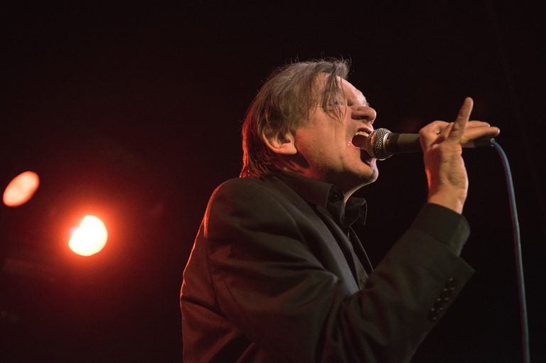 Mark E. Smith onstage with The Fall in London in 2016