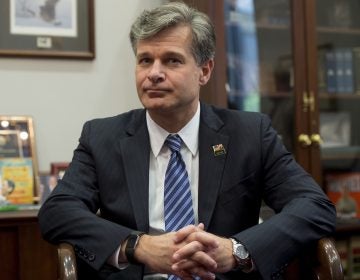 FBI Director Christopher Wray. The bureau warns it has 
