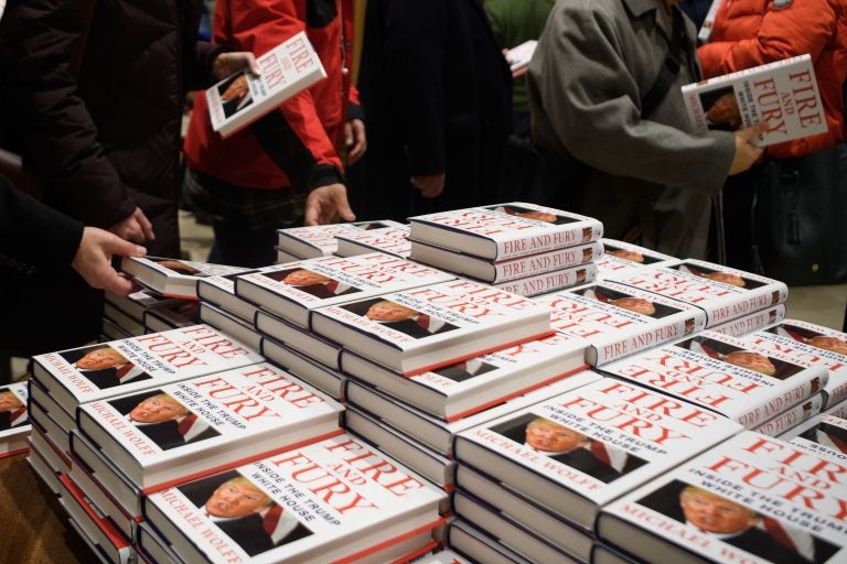 In a rush to buy journalist and author Michael Wolff's book Fire and Fury: Inside the Trump White House, buyers have mistakenly purchased Randall Hansen's book of a similar name, Fire and Fury: The Allied Bombing of Germany, 1942-1945. (Leon Neal/Getty Images)