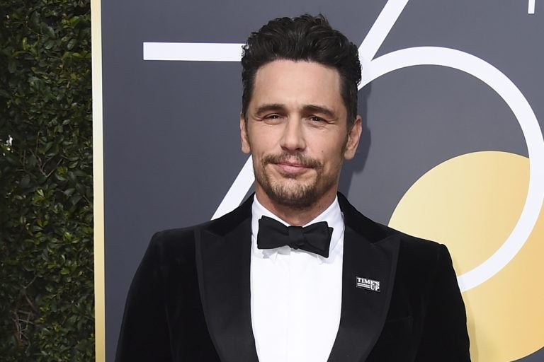 James Franco at the 75th annual Golden Globe Awards