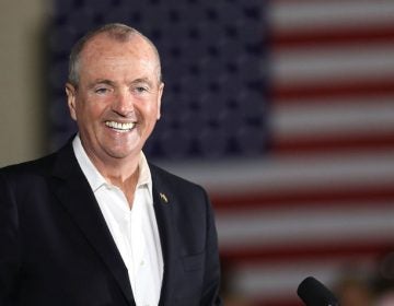 NEWARK, NJ - OCTOBER 19:  Democratic candidate Phil Murphy, who is running against Republican Lt. Gov. Kim Guadagno for the governor of New Jersey , speaks at a rally on October 19, 2017 in Newark, New Jersey. Murphy was later joined by former President Barack Obama This is Obama's first return to the campaign trail to stump for Democratic gubernatorial candidates in New Jersey and Virginia as they prepare for next month's elections.  (Photo by Spencer Platt/Getty Images)
