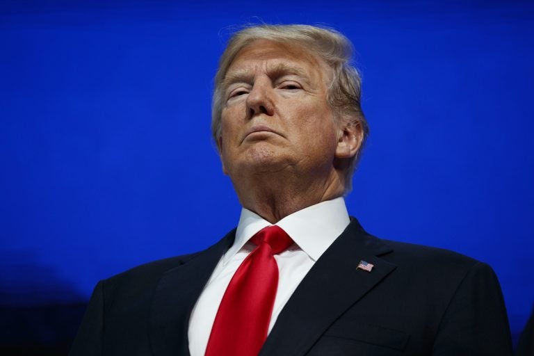 President Donald Trump at the World Economic Forum in Davos, Switzerland