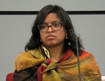 Philadelphia School Reform Commission member Farah Jiminez. (Emma Lee/WHYY)