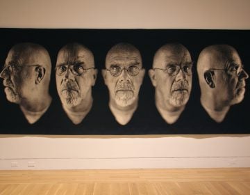 The Pennsylvania Academy of Fine Arts is using its exhibition of the photographs of Chuck Close to start conversations about sexual misconduct in the art world. Close, shown here in ''Self-Portrait/Five Part'' has been acused of treating female models in a sexually degrading way.