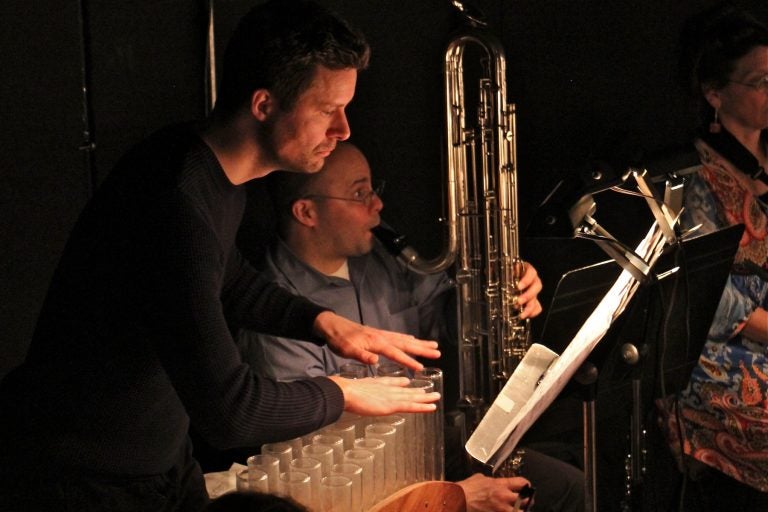 Friedrich Heinrich Kern plays a version of the glass harmonica called the verrophone for Opera Philadelphia's production of 