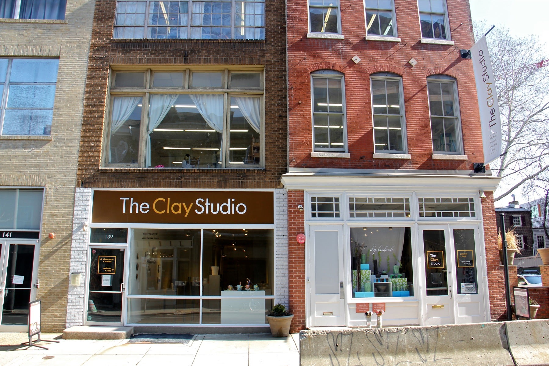 The Clay Studio currently occupies a couple of storefronts on Second Street in Old City. 