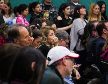 More than 200 people pack the Cherry Hill school board meeting Tuesday night, where students and parents voiced concerns over safety prompted by the Parkland, Florida, school shooting.