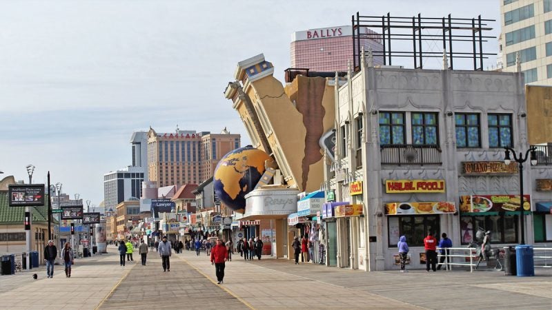 Tennessee Avenue hits the boardwalk two blocks north of the Ripley's Believe it or Not museum. (Bill Barlow/for WHYY)