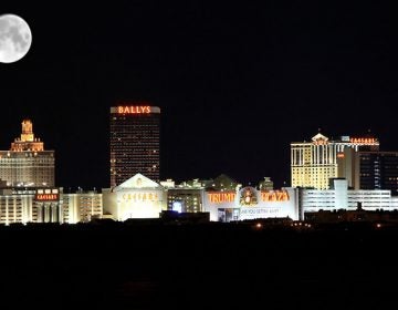 Undated photo shows the Atlantic City skyline at night. (Big Stock Image)