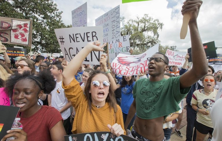 Gun control protest