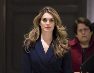 White House Communications Director Hope Hicks, one of President Trump's closest aides and advisers, arrives to meet behind closed doors with the House Intelligence Committee, at the Capitol in Washington, Tuesday, Feb. 27, 2018. (J. Scott Applewhite/AP Photo)