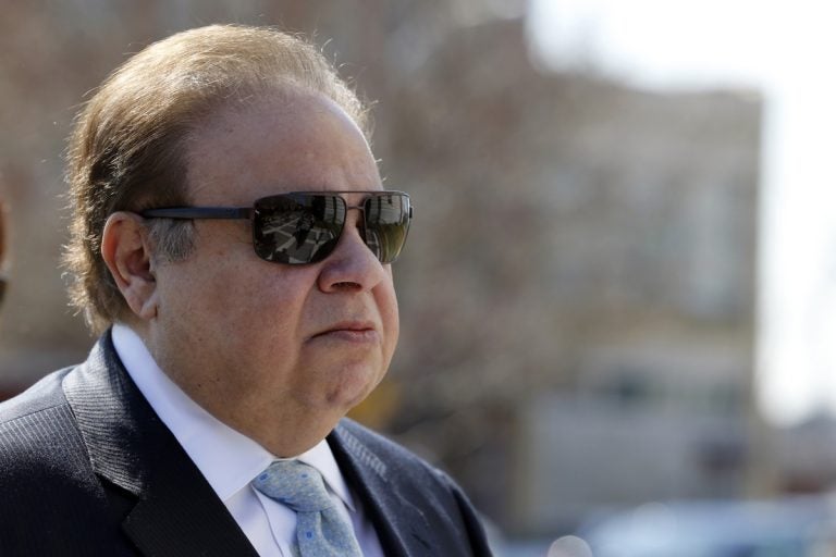 In this April 2, 2015, file photo, Dr. Salomon Melgen arrives at the Martin Luther King Jr. Federal Courthouse for his arraignment, in Newark, N.J. (Julio Cortez/AP Photo, File)