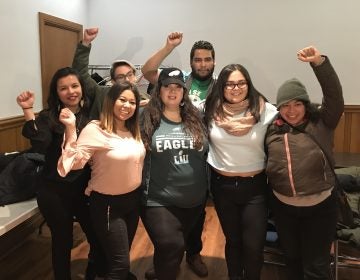 Local DACA beneficiaries and members of Juntos call on the Philadelphia Eagles to boycott a customary White House visit for Super Bowl winners