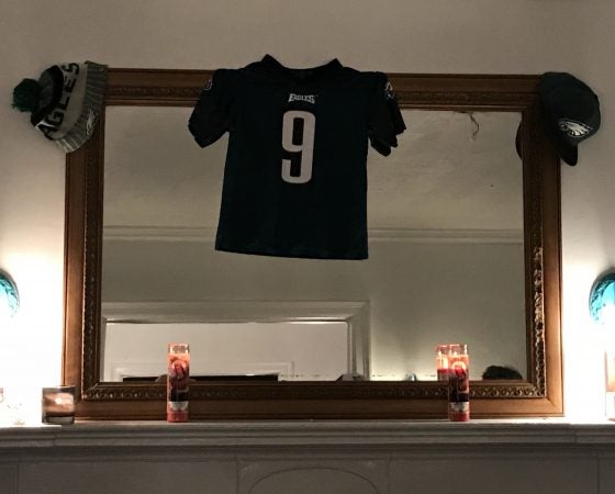 A shrine in Germantown (Gabriel Coan/WHYY)