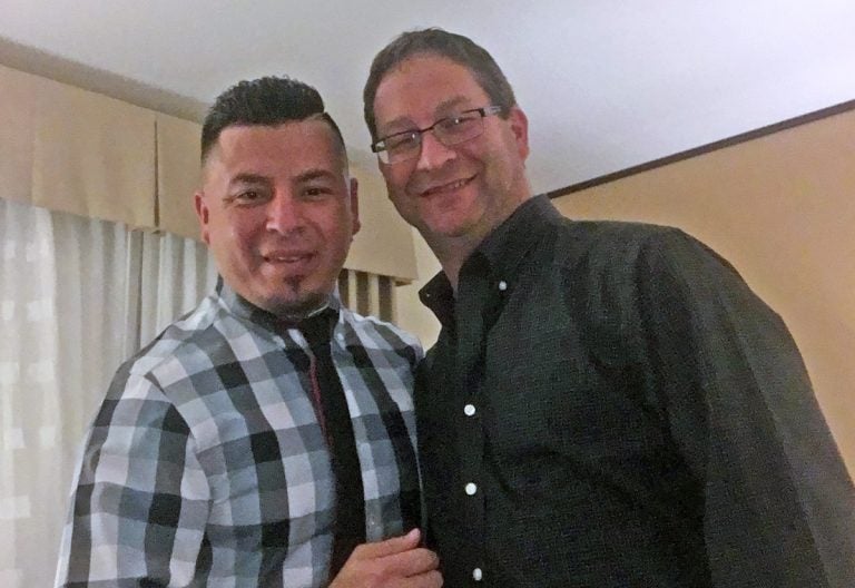 On Jan. 31, when Jose “Ivan” Nuñez Martinez and Paul Frame showed up in Philadelphia for a mandatory interview to adjust Martinez's immigration status, U.S. Immigration and Customs Enforcement officers arrested him. (Provided)