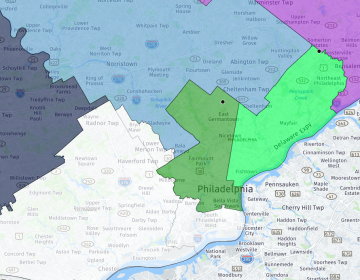 A closer look at the new congressional districts for Philadelhpia and its surrounding suburbs (Lindsay Lazarski/WHYY)