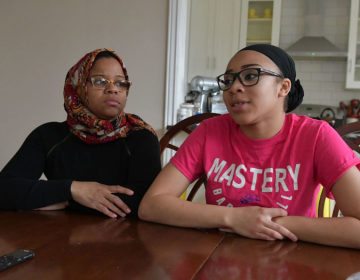 Fatima Thompson, left, and her daughter Nasihah Thompson-King. (Abdul Sulayman/The Philadelphia Tribune)