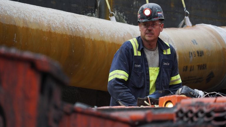 President Trump praised the 2017 opening of this mine in Friedens, Pa., which created around 100 jobs. (Dake Kang/AP)