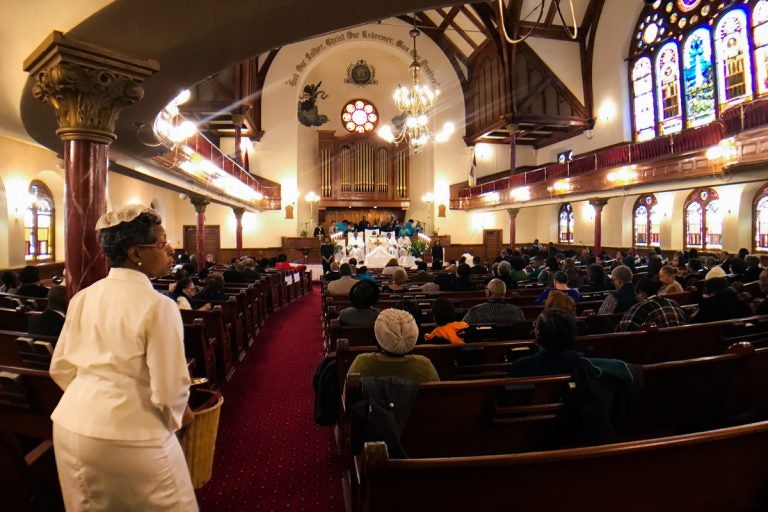 Mother Bethel African Methodist Episcopal Church in Philadelphia, Pennsylvania. (Alex Stern/WHYY)