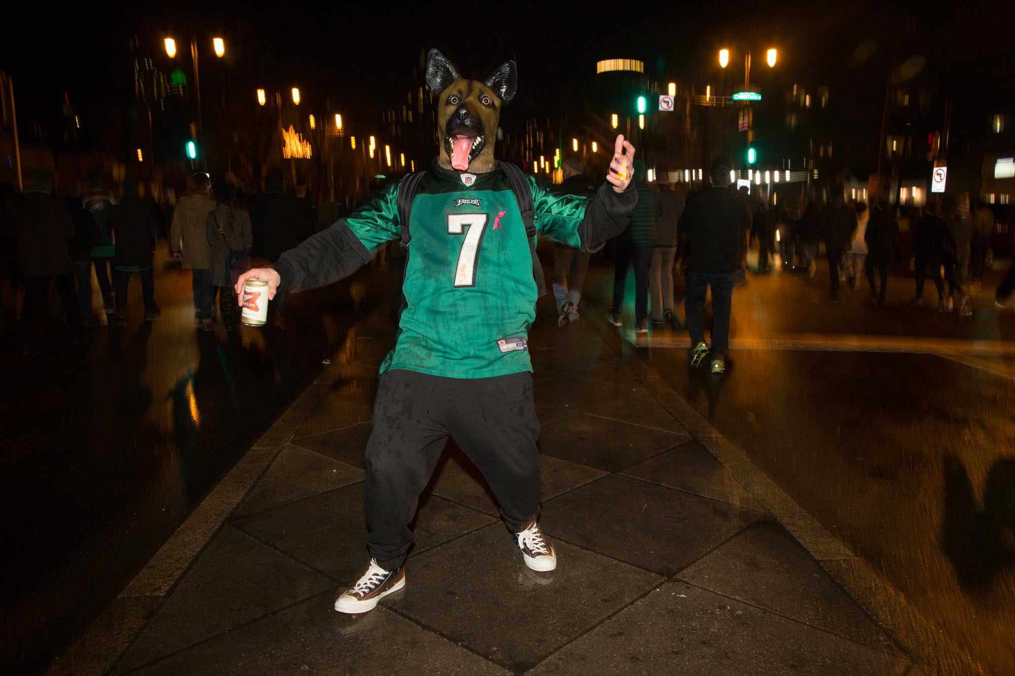 Eagles Fans Went Crazy in the Streets of Philadelphia