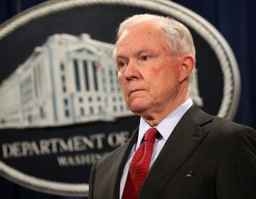 Attorney General Jeff Sessions defended himself and the Justice Department on Wednesday after more criticism from President Trump. (Chip Somodevilla/Getty Images)