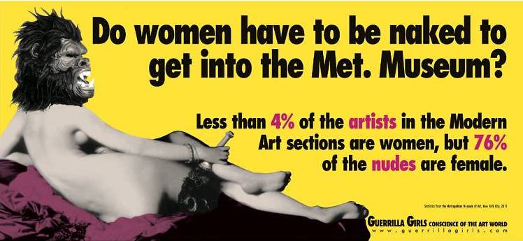 Do women have to be naked to get into the Met Museum?